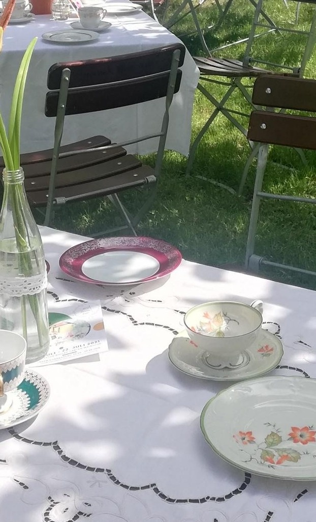 Sommercafé Bestuhlung für den Kirchbauverein Weixdorf e.V.