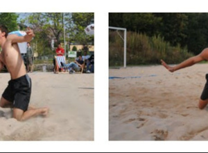 Umbau eines stillgelegten Tennisplatzes in einen Beach-Tennisplatz