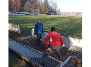 Neue Auswechselbänke für den SV Kressbronn
