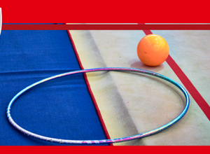 Wettkampffläche für Rhythmische Sportgymnastik