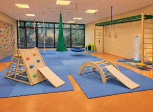 Bewegungs- und Turnraum für die Kinder im Familienzentrum Eifelstraße