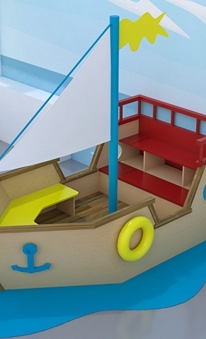 Hochwasser ade - Leseschiff Neugestaltung juchhe