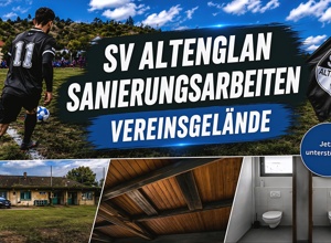 SV Altenglan Sanierungsarbeiten Vereinsgelände