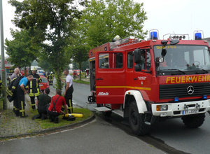 Fahne für die Feuerwehr in Welbergen