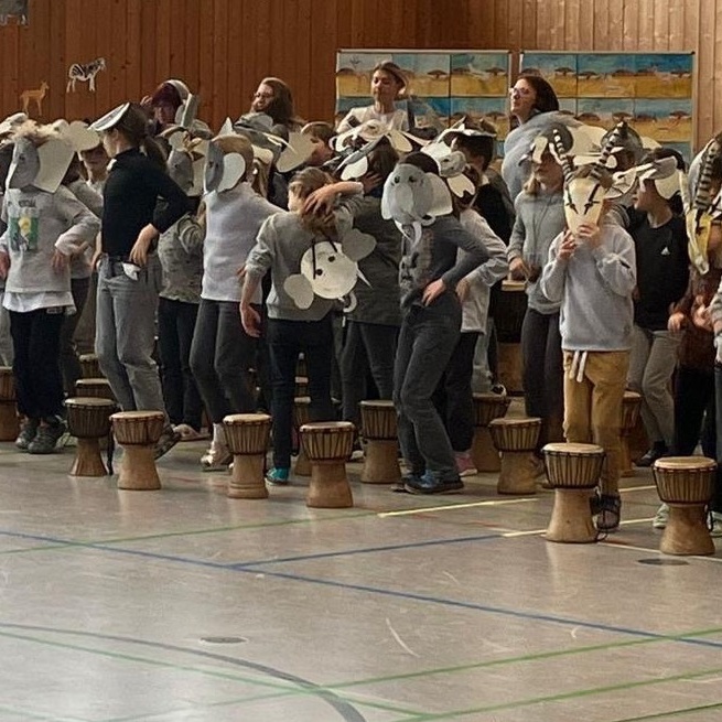 Trommelworkshop Grundschule Schwabhausen