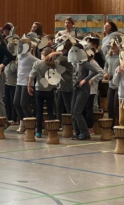 Trommelworkshop Grundschule Schwabhausen