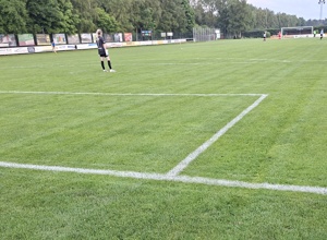 Mähroboter für den Fußballplatz