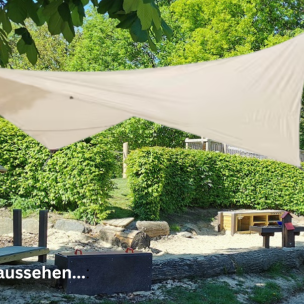 Kindergarten am Wiesengraben in Soest: Sonnensegel