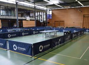Neue Spielfeldumrandungen für den Tischtennis Schönbuch e.V.