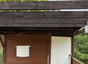 Erneuerung der Hütte am Tennisplatz