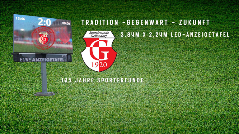 Sportfreunde Gellendorf - LED-Anzeigetafel