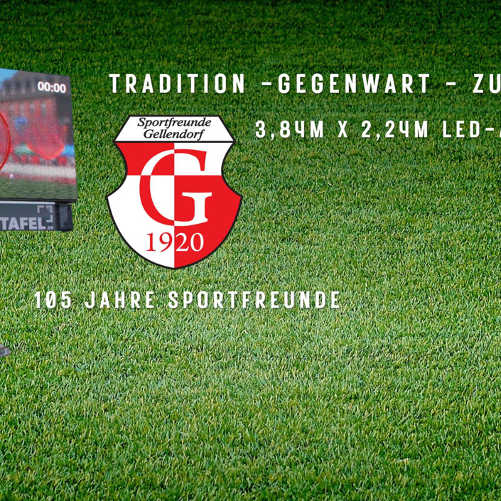 Sportfreunde Gellendorf - LED-Anzeigetafel