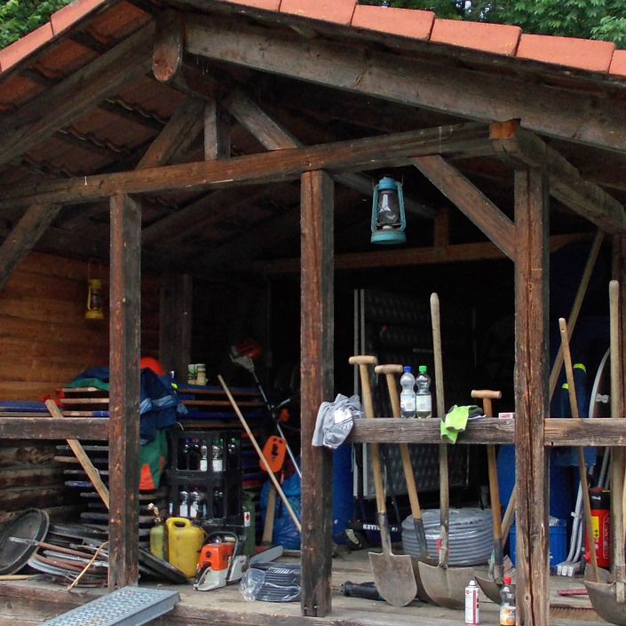 Renovierung THW-Grillhütte