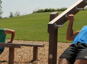 Outdoor-Fitness-Parcours: Fitness im Freien