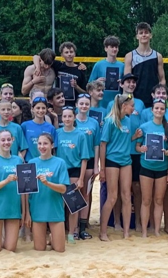 Bau von 2 Beachvolleyballfeldern auf dem Vereinsgelände des PTSV Hof