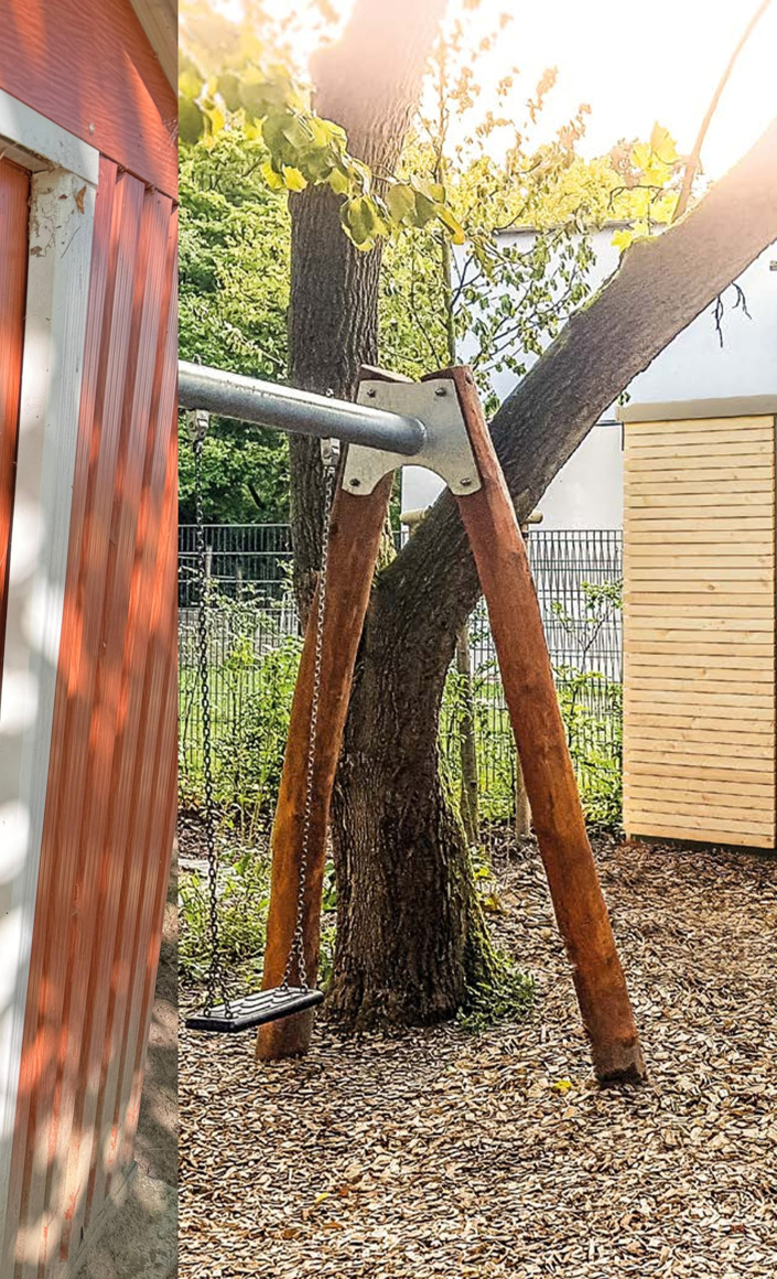 Gerätehaus für das Familienzentrum Eichen - Kita Regenbogen