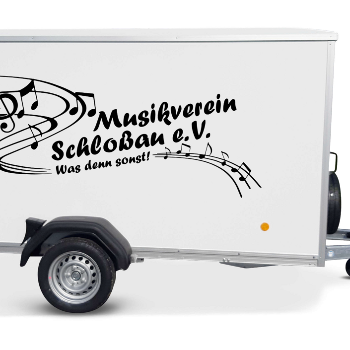 Ein neuer Anhänger für den Musikverein Schloßau e.V.