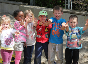 Matschanlage für Kinder