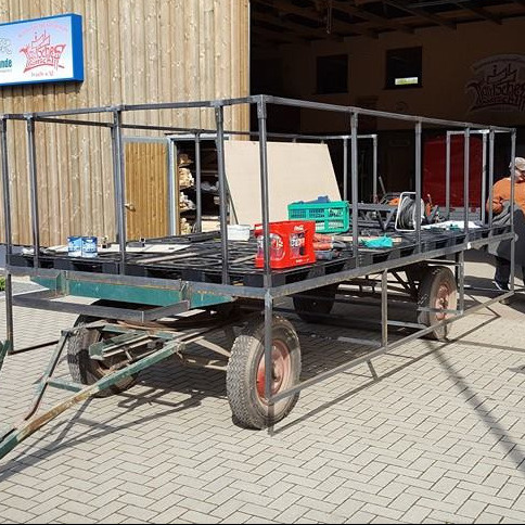 Neuer Fastnachtswagen für die Irscher Hofsänger