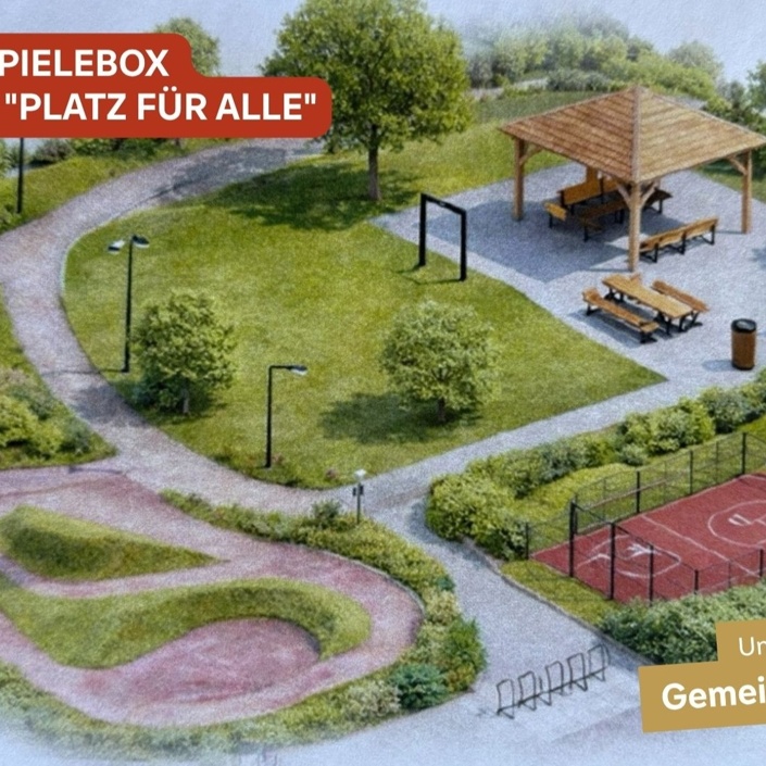 Sport- und Spielebox für unseren "Platz für Alle"