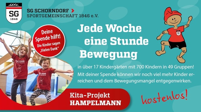 HAMPELMANN - Kostenlose Sportstunden für Kita-Kinder