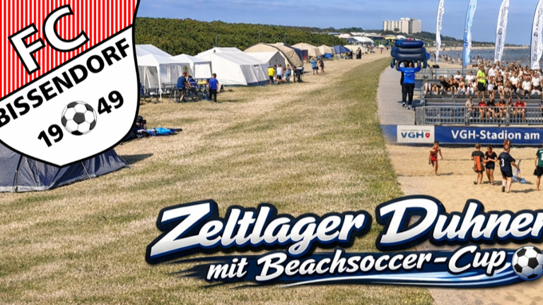 Unterstützung für Duhnen Zeltlager zum Beachsoccercup