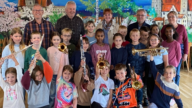 Neue Blasinstrumente für die Bläserklasse