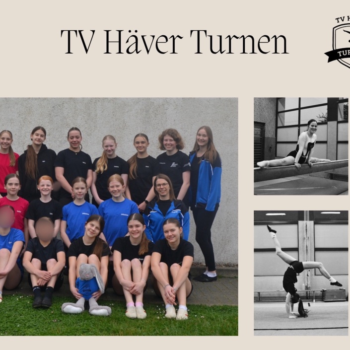 Ein Verein. Ein Team. Ein Ziel - Neue Turnanzüge für den TV Häver!