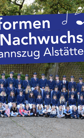 Uniformen für den Nachwuchs des Spielmannszug Alstätte
