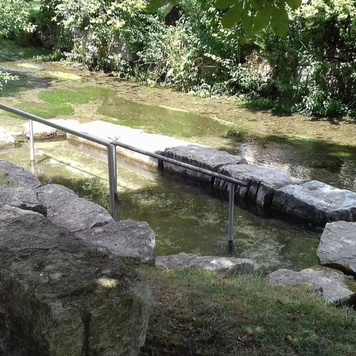 Kneipp-Wassertretanlage an der Echaz