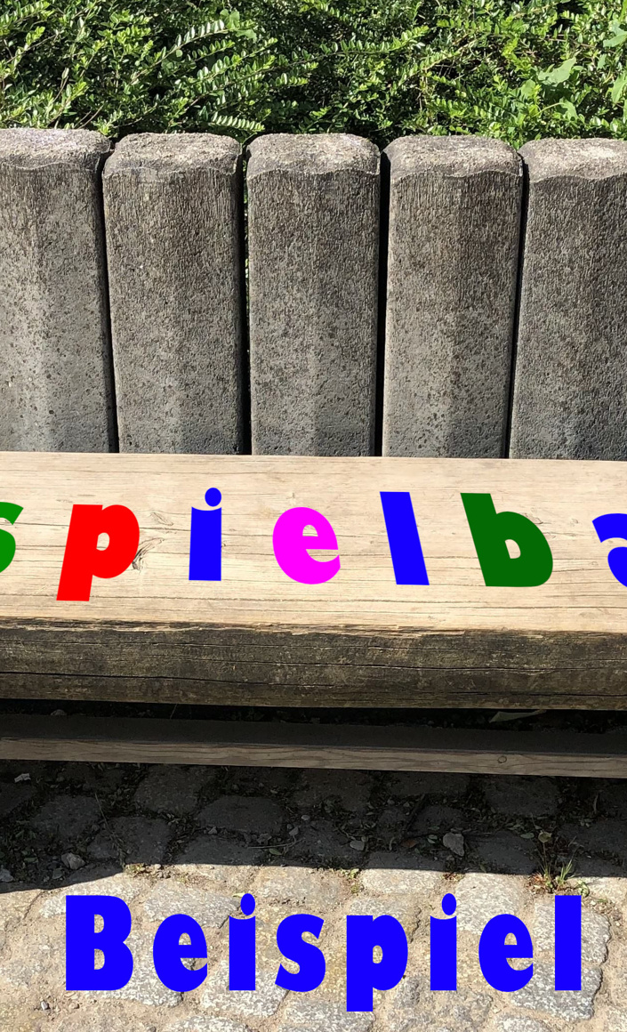 Mitspielbank - Damit keiner in den Pausen alleine spielen muss