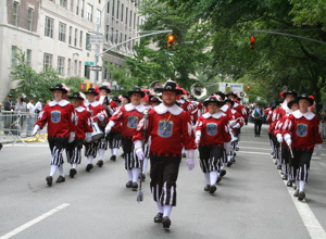 Mit Instrumenten nach New York