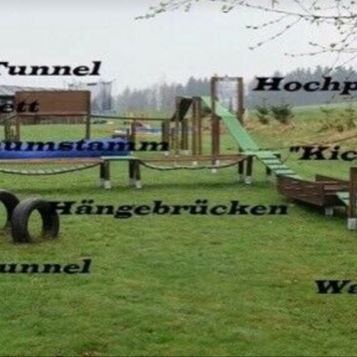 Ausbildungsstrecke für Hund und Halter