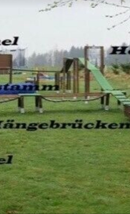 Ausbildungsstrecke für Hund und Halter