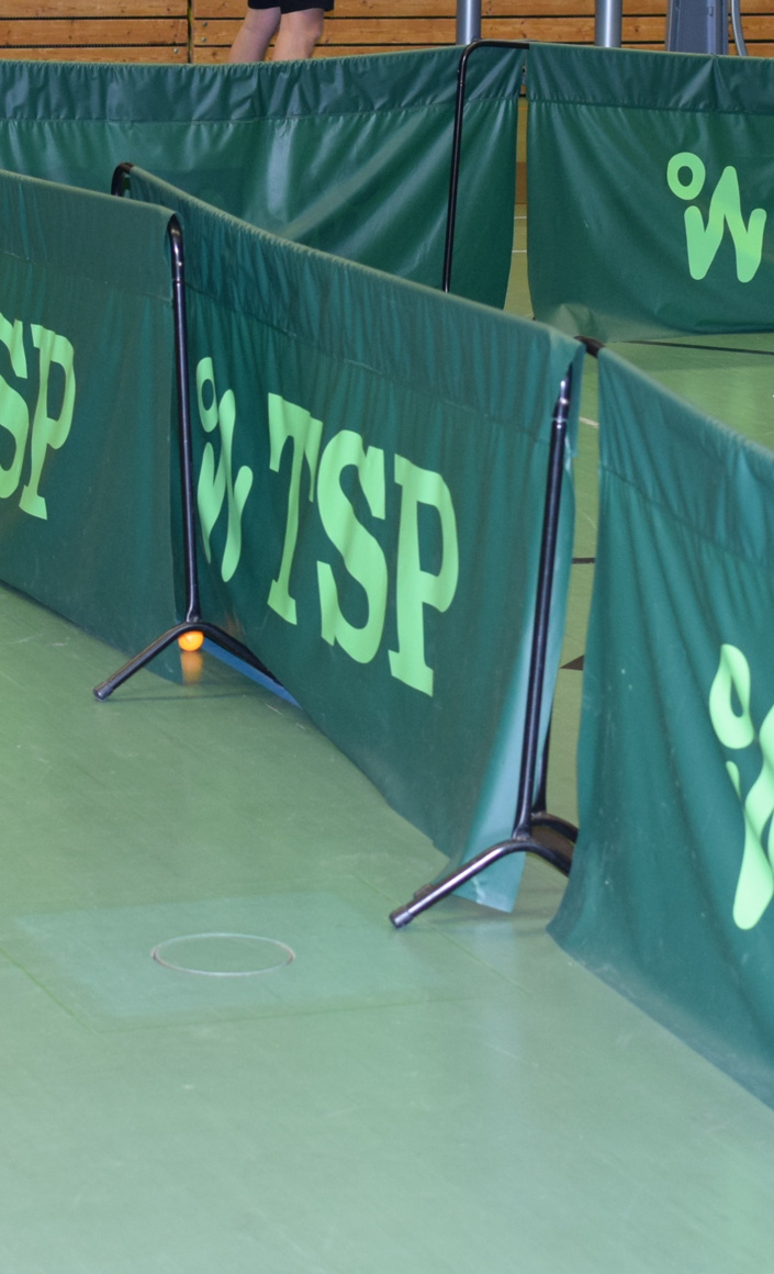 Neue Spielfeldumrandungen für den Tischtennis Schönbuch e.V.