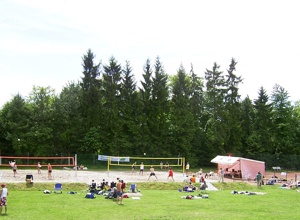 Ausbau Treffpunkt Beachvolleyballanlage im Turngarten