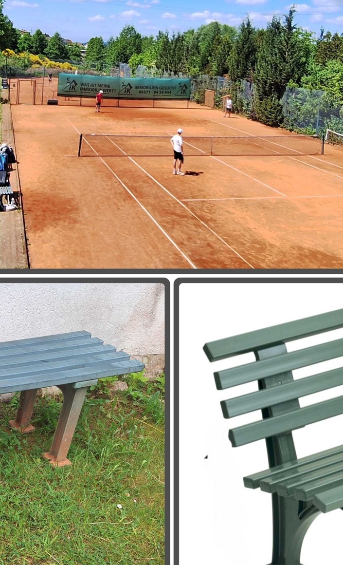 Neue Ausrüstung für die Tennisplätze