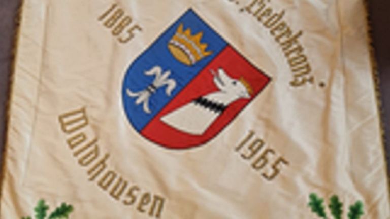 Restaurierung historische Vereinsfahne