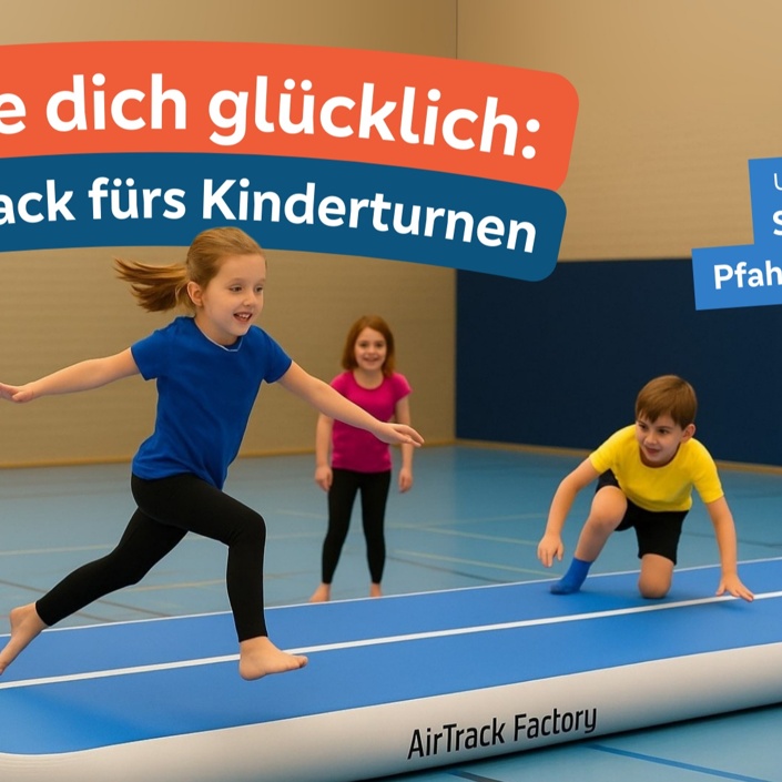 Fliegen, springen, lachen - Kinderturnen mit AirTrackmatten