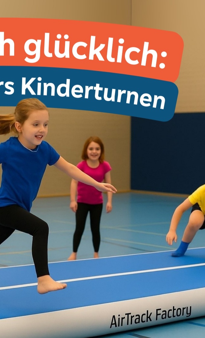 Fliegen, springen, lachen - Kinderturnen mit AirTrackmatten