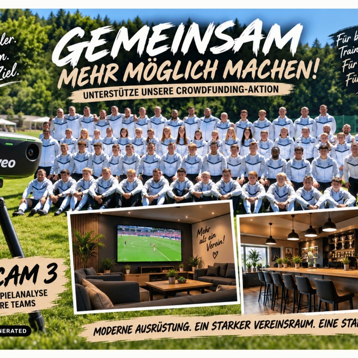 Sportkamera Teamsport & Vereinsheim Möblierung