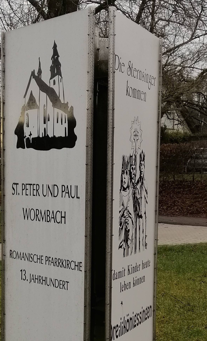 Neugestaltung Kreisverkehr Wormbach