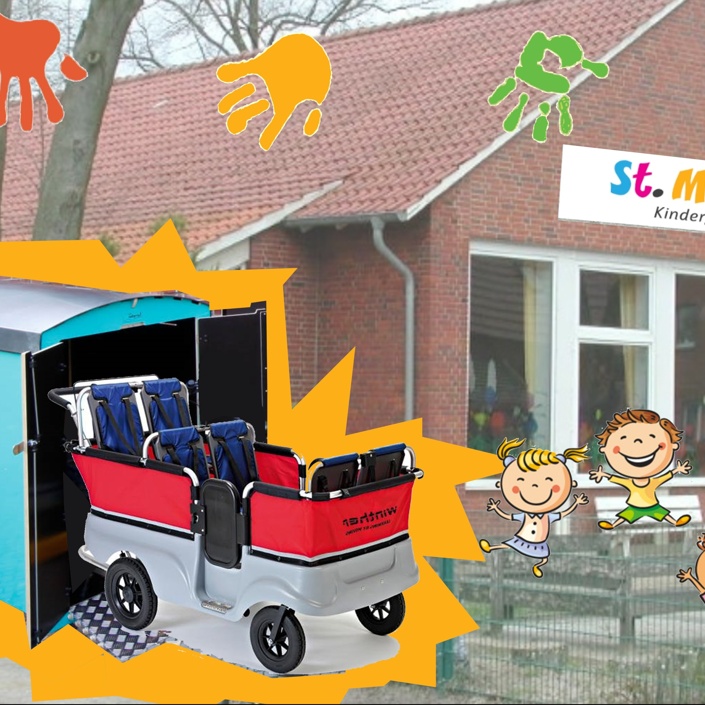 "Turtle" Kinderbus für den St. Marien Kindergarten in Eggerode