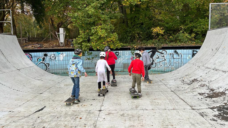 Eine Miniramp für den Bürgerpark Unkel