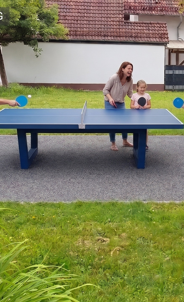 Tischtennisplatz für den Dorfplatz Darsberg