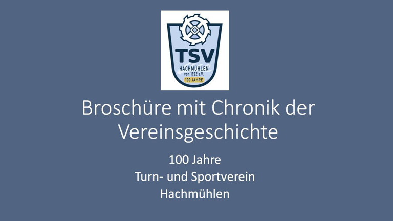 Volksbank: 100 Jahre TSV Hachmühlen