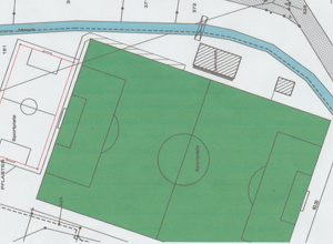 Ballfangzaun am Kleinspielfeld