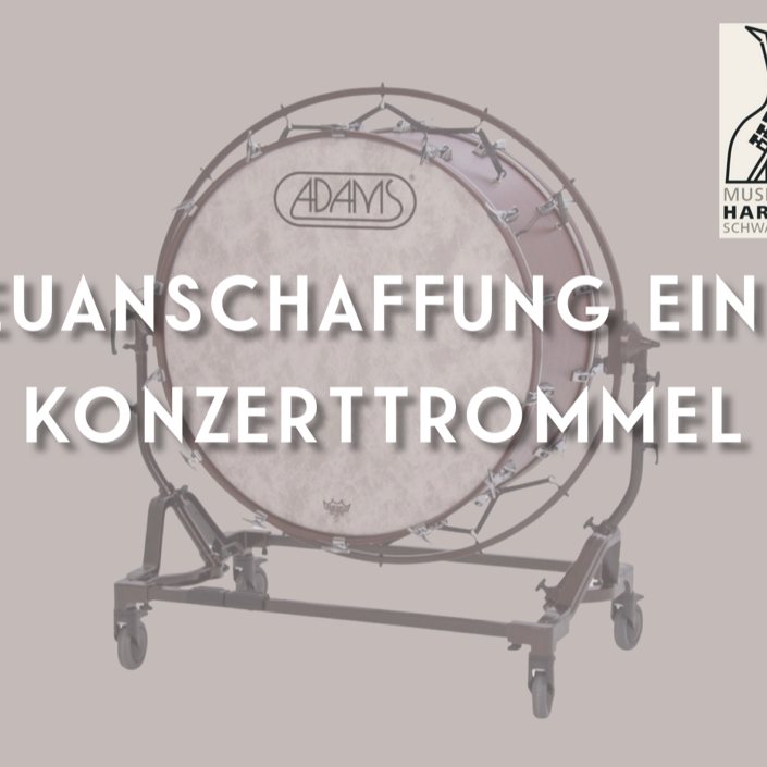 Neuanschaffung einer großen Konzerttrommel