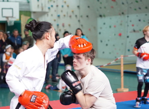 Trainingsequipment für Taekwon-Do/Kickbox Abteilung