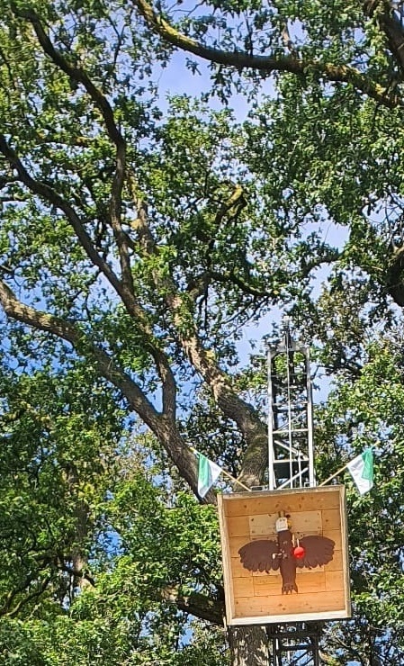 Seilwinde Vogelstange
